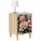 Preview: Nachttisch BORNE 2 stk. Sonoma-Eiche 36 x 33 x 50 cm