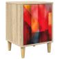Preview: Nachttisch HEESCH Sonoma-Eiche 36 x 33 x 50 cm Holzwerkstoff