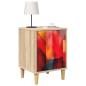 Preview: Nachttisch HEESCH 2 stk. Sonoma-Eiche 36 x 33 x 50 cm