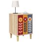 Preview: Nachttisch ESSEN 2 stk. Sonoma-Eiche 36 x 33 x 50 cm