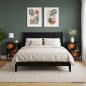 Preview: Nachttisch LOCHEM 2 Stk. Schwarz Eichen-Optik 36 x 33 x 51 cm