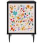Preview: Nachttisch MAINZ Schwarz Eichen-Optik 36 x 33 x 51 cm