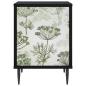 Preview: Nachttisch GOTHA Schwarz Eichen-Optik 36 x 33 x 51 cm