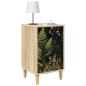 Preview: Nachttisch RHENEN 2 Stk. Sonoma-Eiche 36 x 33 x 60 cm