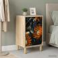 Preview: ARDEBO.de - Nachttisch LOCHEM Sonoma-Eiche 36 x 33 x 60 cm Holzwerkstoff