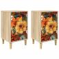 Preview: Nachttisch GENNEP 2 stk. Sonoma-Eiche 36 x 33 x 60 cm