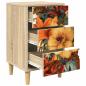 Preview: Nachttisch GENNEP 2 stk. Sonoma-Eiche 36 x 33 x 60 cm
