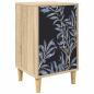 Preview: Nachttisch DOKKUM Sonoma-Eiche 36 x 33 x 60 cm Holzwerkstoff