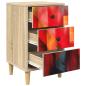 Preview: Nachttisch HEESCH Sonoma-Eiche 36 x 33 x 60 cm Holzwerkstoff