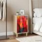 Preview: ARDEBO.de - Nachttisch HEESCH 2 stk. Sonoma-Eiche 36 x 33 x 60 cm
