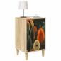 Preview: Nachttisch ZAANDAM 2 stk. Sonoma-Eiche 36 x 33 x 60 cm