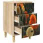 Preview: Nachttisch ZAANDAM 2 stk. Sonoma-Eiche 36 x 33 x 60 cm