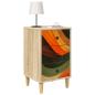 Preview: Nachttisch BONN Sonoma-Eiche 36 x 33 x 60 cm Holzwerkstoff