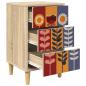 Preview: Nachttisch ESSEN 2 stk. Sonoma-Eiche 36 x 33 x 60 cm