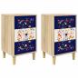 Preview: Nachttisch MAINZ 2 stk. Sonoma-Eiche 36 x 33 x 60 cm