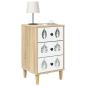 Preview: Nachttisch HANAU 2 stk. Sonoma-Eiche 36 x 33 x 60 cm