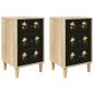 Preview: Nachttisch BREMEN 2 stk. Sonoma-Eiche 36 x 33 x 60 cm