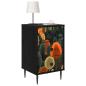 Preview: Nachttisch ZAANDAM 2 stk. Schwarz Eichen-Optik 36 x 33 x 61 cm