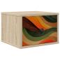Preview: Wandmontiertes Nachttischchen BONN Sonoma-Eiche 36 x 33 x 25 cm