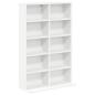 Preview: CD Regal 2 Stk. Weiß 65 x 23,5 x 97,5 cm Holzwerkstoff