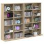 Preview: CD Regal 2 Stk. Sonoma-Eiche 65 x 23,5 x 97,5 cm Holzwerkstoff