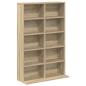 Preview: CD Regal 2 Stk. Sonoma-Eiche 65 x 23,5 x 97,5 cm Holzwerkstoff