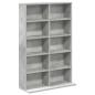Preview: CD Regal Betongrau 65 x 23,5 x 97,5 cm Holzwerkstoff