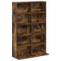 Preview: CD Regal Raucheiche 65 x 23,5 x 97,5 cm Holzwerkstoff
