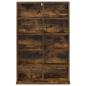 Preview: CD Regal Raucheiche 65 x 23,5 x 97,5 cm Holzwerkstoff