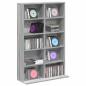 Preview: CD Regal Sonoma-Grau 65 x 23,5 x 97,5 cm Holzwerkstoff