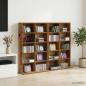 Preview: ARDEBO.de - CD Regal 2 Stk. Altholz 65 x 23,5 x 97,5 cm Holzwerkstoff