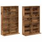 Preview: CD Regal 2 Stk. Altholz 65 x 23,5 x 97,5 cm Holzwerkstoff