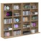 Preview: CD Regal 2 Stk. Artisan-Eiche 65 x 23,5 x 97,5 cm Holzwerkstoff
