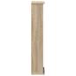 Preview: CD Regal Sonoma-Eiche 60 x 17 x 92 cm Holzwerkstoff