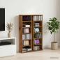 Preview: ARDEBO.de - CD Regal 2 Stk. Altholz 60 x 17 x 92 cm Holzwerkstoff
