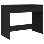 Preview: Schreibtisch Schwarz 100 x 50 x 78 cm Holzwerkstoff