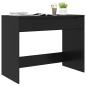 Preview: Schreibtisch Schwarz 100 x 50 x 78 cm Holzwerkstoff