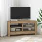 Preview: ARDEBO.de - EckTVSchrank 102 x 40,5 x 45 cm Artisan-Eiche Holzwerkstoff