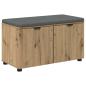 Preview: Flurbank Artisan-Eiche 80 x 38 x 46 cm