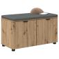 Preview: Flurbank Artisan-Eiche 80 x 38 x 46 cm