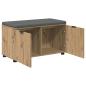 Preview: Flurbank Artisan-Eiche 80 x 38 x 46 cm