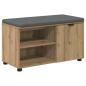 Preview: Flurbank Artisan-Eiche 80 x 38 x 46 cm