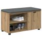 Preview: Flurbank Artisan-Eiche 80 x 38 x 46 cm