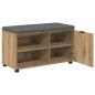 Preview: Flurbank Artisan-Eiche 80 x 38 x 46 cm