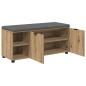 Preview: Flurbank Artisan-Eiche 100 x 38 x 46 cm