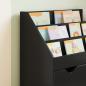 Preview: Kinderregal Schwarz 60 x 29,5 x 69 cm Holzwerkstoff
