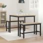 Preview: Esstische 80 x 80 x 75 cm Holzwerkstoff Sonoma-Eiche