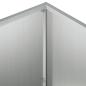 Preview: Garten-Pflanzgef?? Silber 60 x 30 x 50 cm Verzinkter Stahl