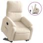 Preview: Relaxsessel mit Aufstehhilfe Beige Mikrofasergewebe