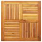 Preview: Tischplatte 70x70x2 cm Quadratisch Massivholz Akazie